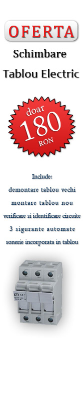 oferta electrician timisoara